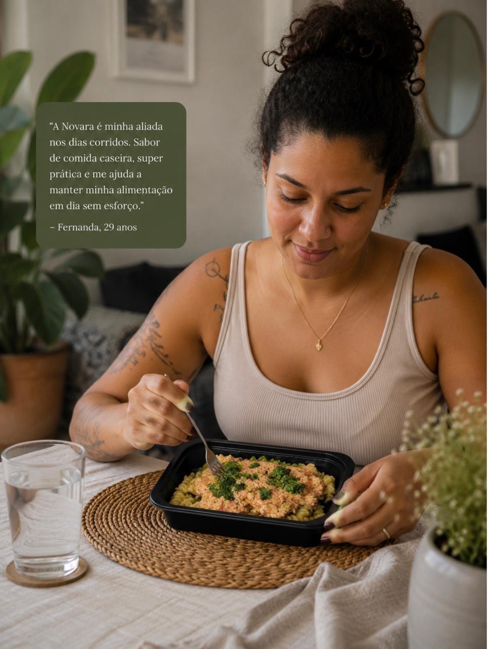 Fernanda, cliente Novara Fit Foods